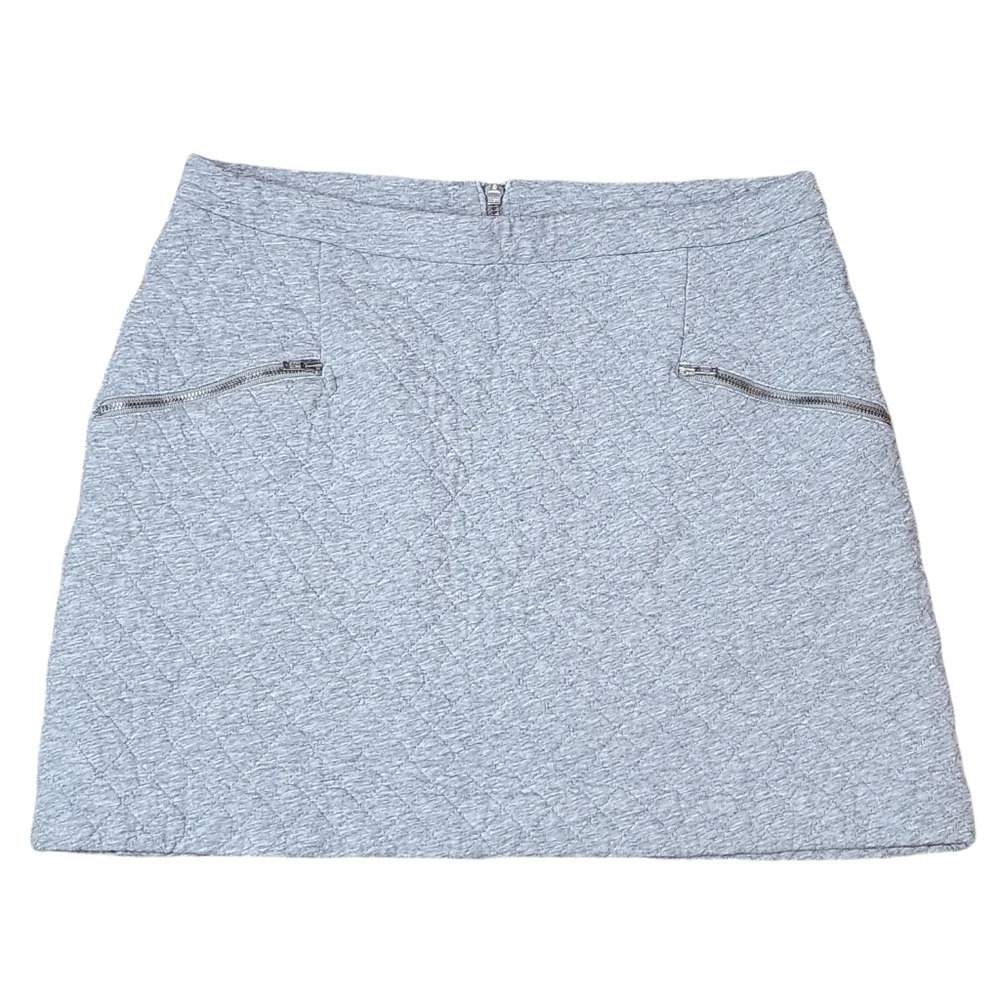 Hinge Womens Quilted Mini Skirt